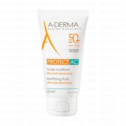 A-DERMA Protect AC fluide matifiant très haute protection SPF 50+