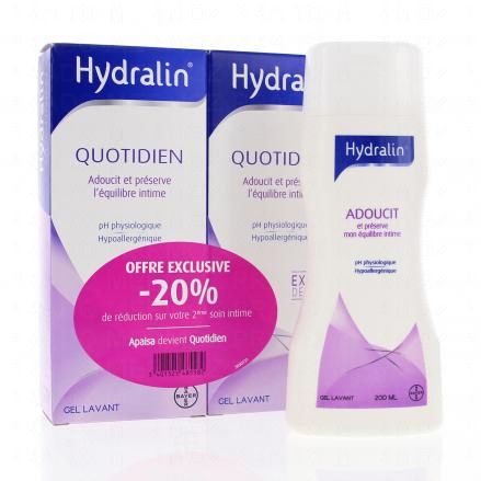HYDRALIN Quotidien - Gel lavant (lot de 2 / -20% sur le 2ème 200 ml)