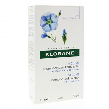 KLORANE Lin bio - Shampooing volume (flacon 200ml)