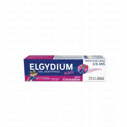 ELGYDIUM Kids dentifrice 3-6 ans grenadine (tube 50ml)
