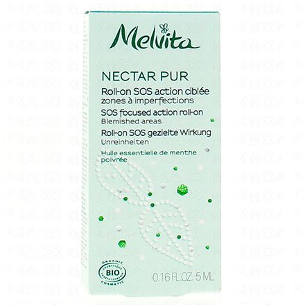 MELVITA Nectar Pur - Roll'on purifiant anti-imperfections bio 5ml
