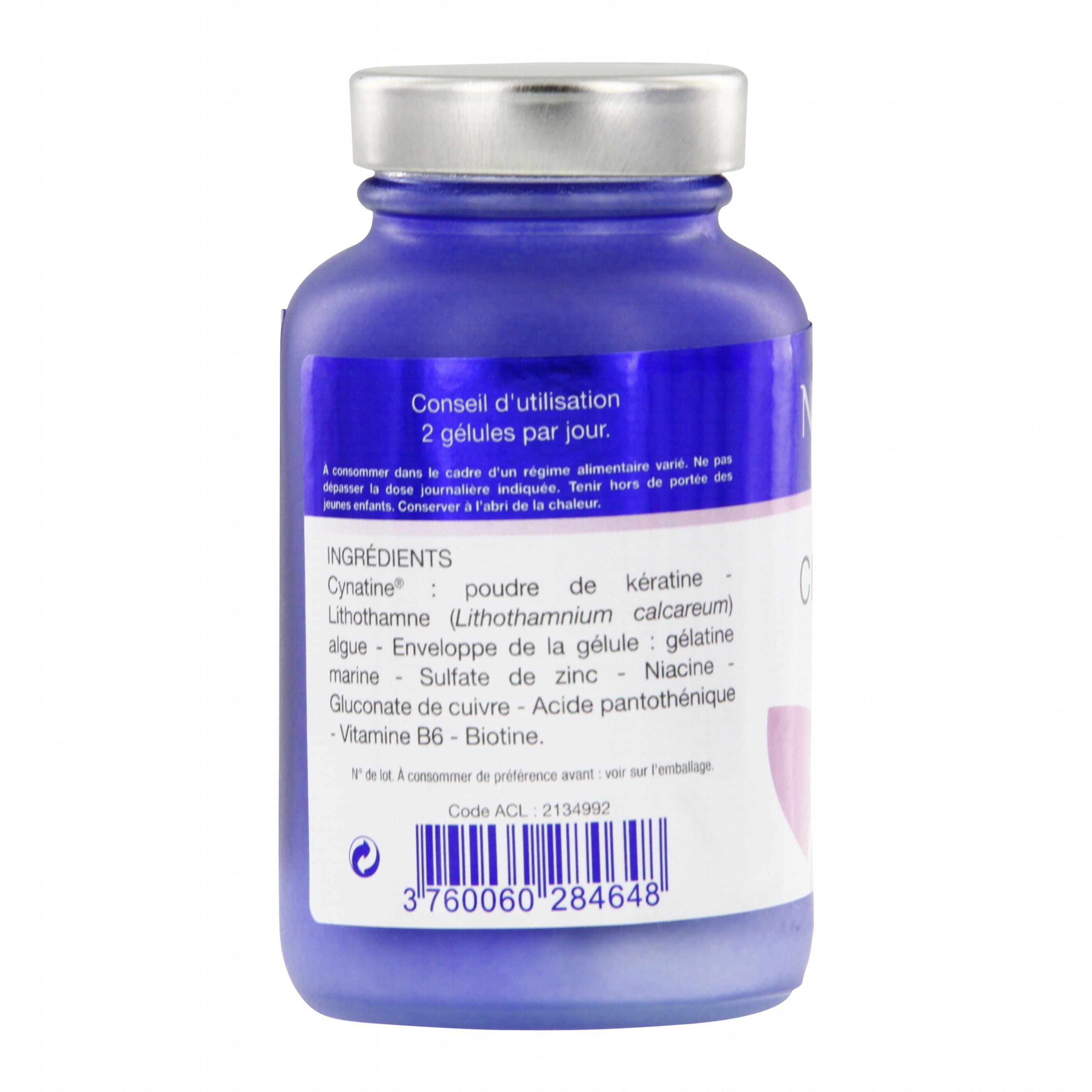 NATURE ATTITUDE Cheveux & ongles 30 gélules NATURE ATTITUDE Cheveux & ongles 30 gélules
