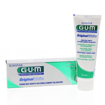 GUM Original white dentifrice (tube 75ml)