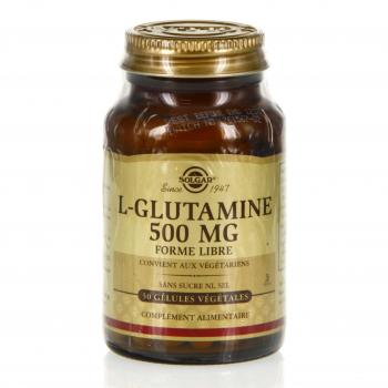 SOLGAR L glutamine 500mg 50 gélules