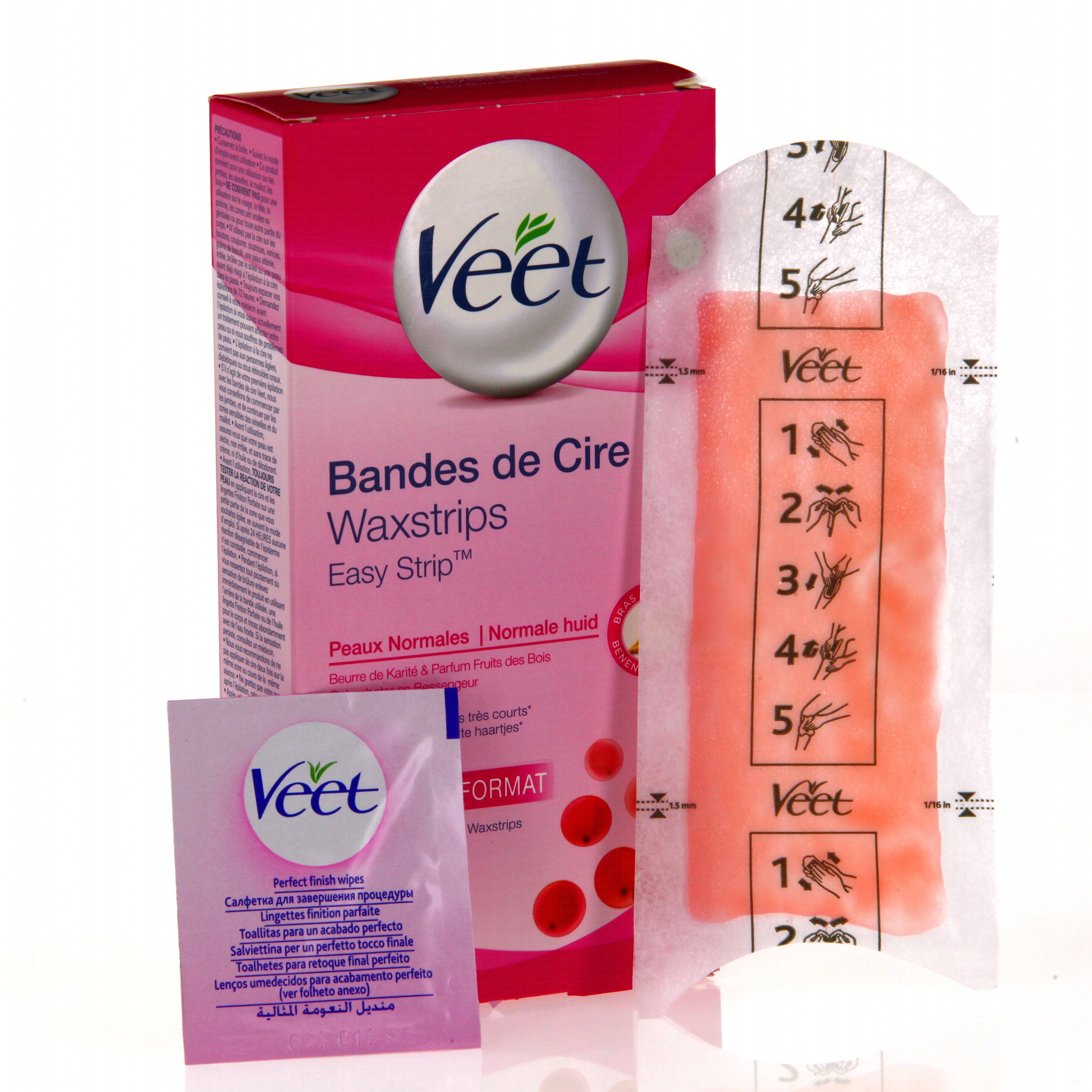 veet bandes cire froide corps peaux normales x 40 4 veet bandes cire froide corps peaux normales x 40 4