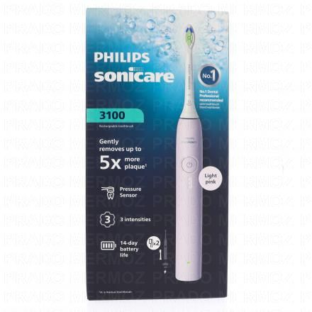 PHILIPS Sonicare Daily Clean 3100 Series - Brosse à Dent Electrique (rose hx4032/03)