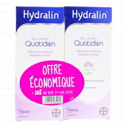 HYDRALIN Quotidien - Gel lavant (lot de 2 / -20% sur le 2ème 200 ml)