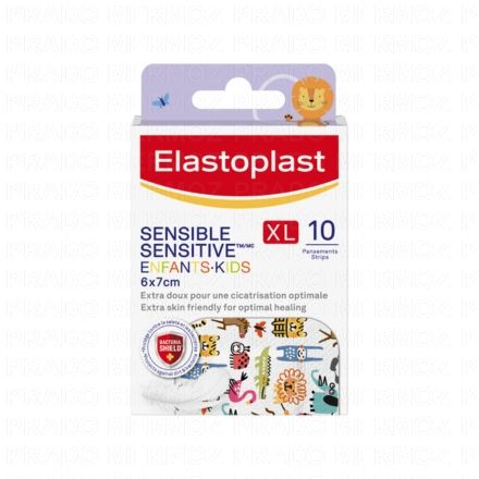 Enfants - Pansements Sensible XL 6x7cm boîte de 10 2