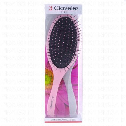 3 CLAVELES Brosse avec Miroir