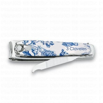 3 CLAVELES Coupe-ongles avec lime collection Jouy 6cm