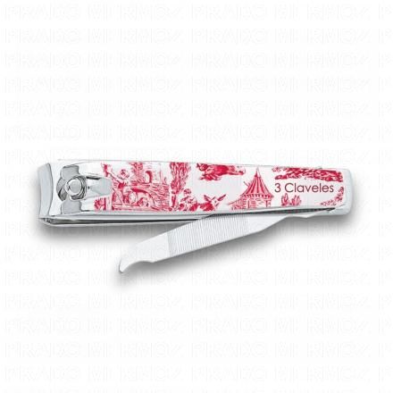 3 CLAVELES Coupe-ongles avec lime collection Jouy 8cm