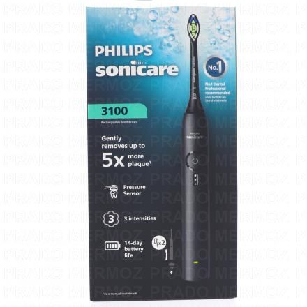 PHILIPS Sonicare Daily Clean 3100 Series - Brosse &agrave; Dent Electrique (noir hx4032/32)