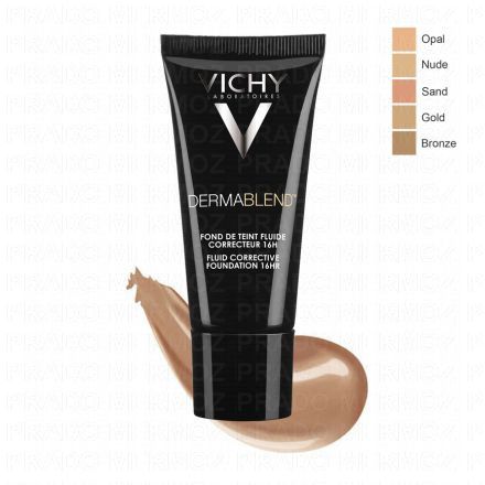 VICHY DermaBlend fond de teint correcteur fluide SPF35 flacon 30 ml (teinte n°55 bronze)