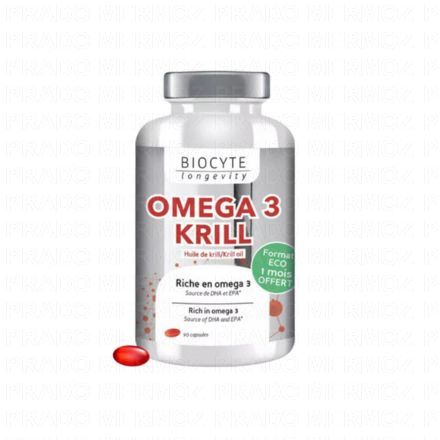 BIOCYTE Longevity omegas - 3 krill