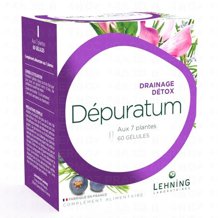 LEHNING Dépuratum drainage détox x60 gélules