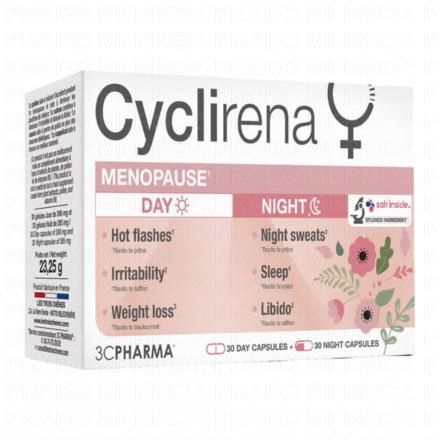 3C PHARMA Cyclirena Menopause x60 g&eacute;lules