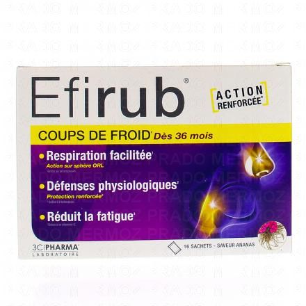 3C PHARMA Efirub 16 sachets