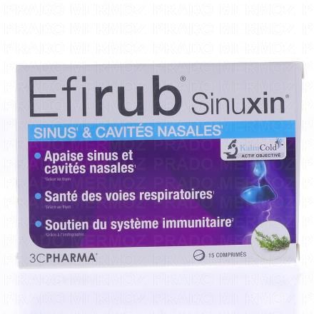 3C PHARMA Efirub - Sinuxin Sinus et cavités nasales x15 comprimés