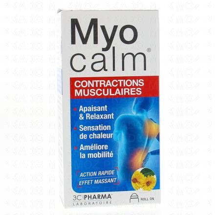 3C PHARMA Myocalm - Contractions musculaires roll-on 50ml