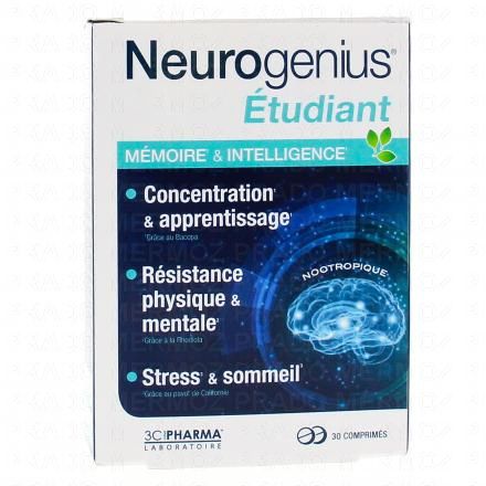 3C PHARMA Neurogenius Etudiant 30 comprimés