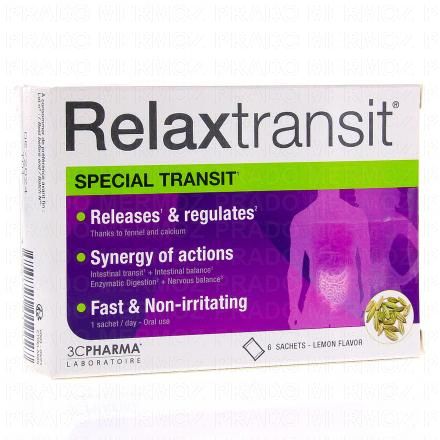 3C PHARMA Relax Transit - Boite de 6 sachets
