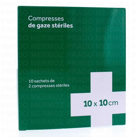 Compresse - Gaze Stérile 10x10 cm 10x2