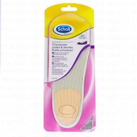 DR. SCHOLL'S Expert support - Semelles de confort chaussures plates et &eacute;troites taille 35,5/40,5