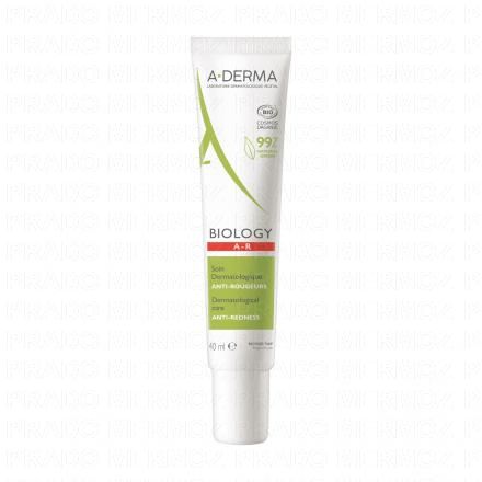 A-DERMA Biology A-R Soin dermatologique anti-rougeurs tube 40ml