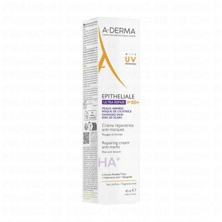 A-DERMA Epitheliale A.H Ultra - crème réparatrice protectrice SPF50+ (tube 40ml)