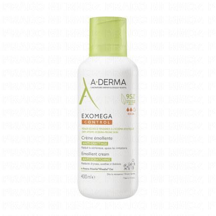 A-DERMA Exomega Control Crème émolliente (flacon pompe 400ml)