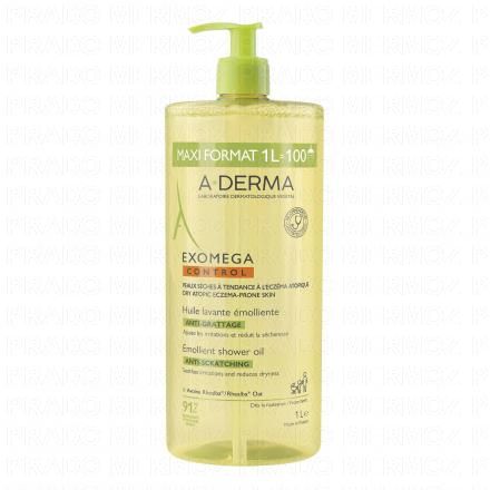 A-DERMA Exomega Control - Huile lavante émolliente (1l)