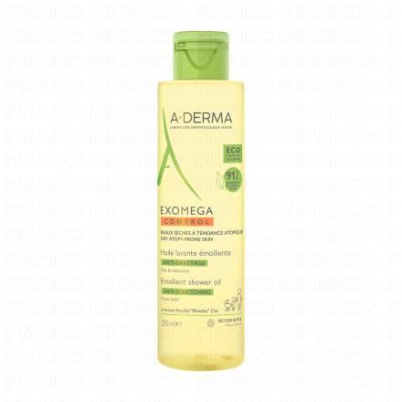 A-DERMA Exomega Control huile lavante émolliente flacon 200ml
