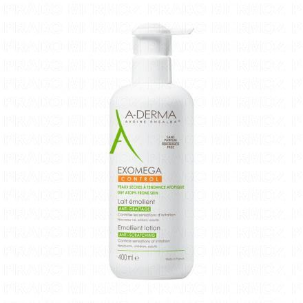 A-DERMA Exomega Control lait émollient (flacon pompe 400ml)