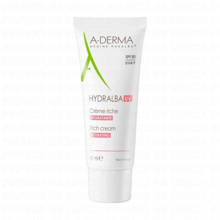 A-DERMA Hydralba UV crème hydratante riche SPF20