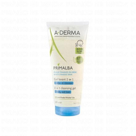 A-DERMA Primalba Gel lavant 2 en 1 tube 200 ml