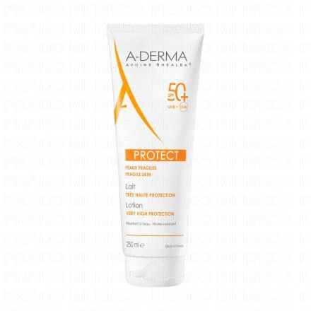 A-DERMA Protect Lait très haute protection SPF50+ tube 250ml