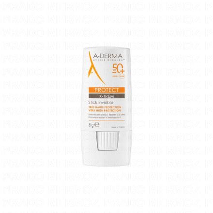 A-DERMA Protect x-trem Stick invisible très haute protection SPF50+ 8g