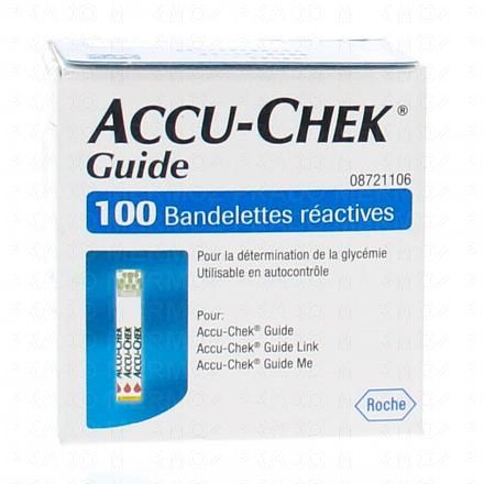 ACCU-CHEK Guide 100 bandelettes réactives