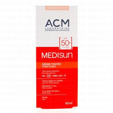 ACM MEDISUN - Crème Solaire Teintée Claire SPF50+ 40ml