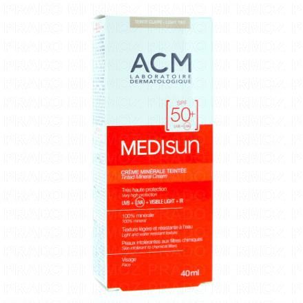 Medisun - Crème minérale teintée SPF50+ 40ml