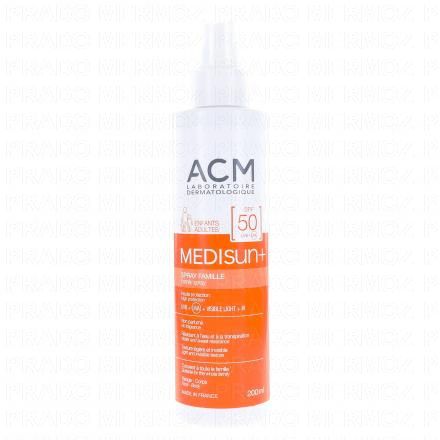 ACM Medisun+ - Spray Famille Sans Parfum SPF50 200ml