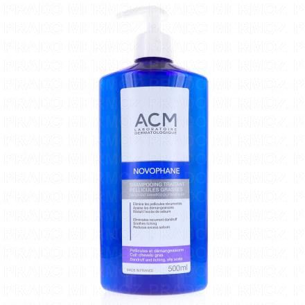 ACM Novophane - Shampoing Traitant Pellicules grasses (500ml)