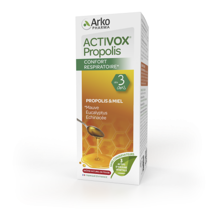 ACTIVOX Propolis Solution buvable confort respiratoire 140ml