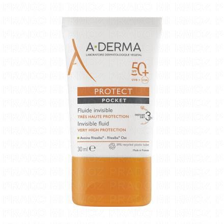 ADERMA Protect - Fluide invisile SPF50+ pocket 30ml