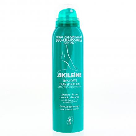 AKILEÏNE Vert - Spray assainissant deo-chaussures spray 150ml
