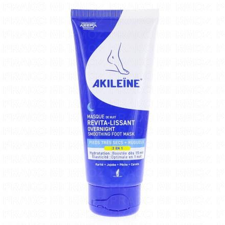 AKILEINE Bleu - Masque de nuit Pieds Revita Lissant 100ml
