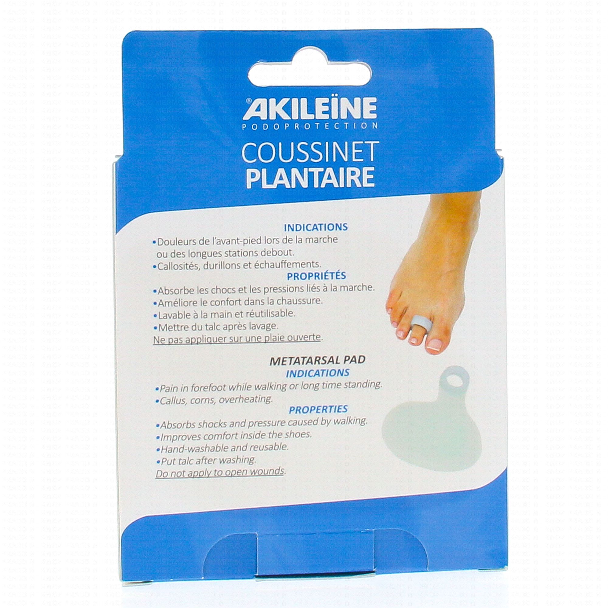 Lot De 42 Coussinets Autocollants Anti-cors Welnove - En Feutre Doux, Creux, Pour Soulager Cors, Callosités, Ampoules - Blanc
