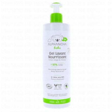 ALPHANOVA Bébé Gel lavant nourrissant flacon 400ml