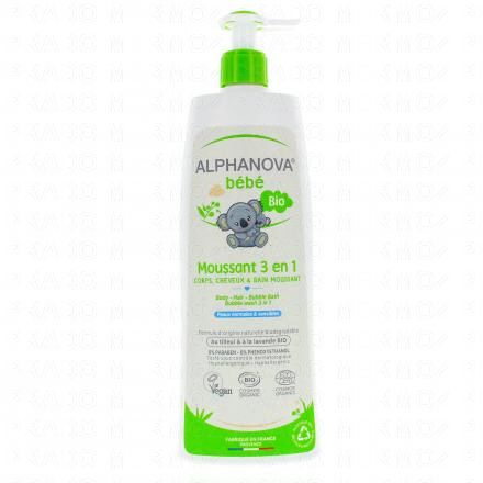 ALPHANOVA Bébé Moussant 3en1 Bio flacon 500ml