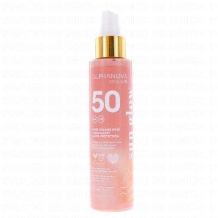 ALPHANOVA Daily Sun - Huile Solaire Rose Scintillante Haute Protection Sun Glow SPF50 50ml